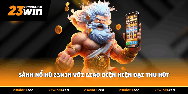 Sảnh nổ hũ 23WIN với giao diện hiện đại thu hút
